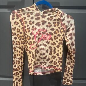 I.AM.GIA Leopard print hoodie